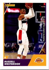 2021-22 Panini NBA Sticker & Card Collection #44 Russell Westbrook Cards