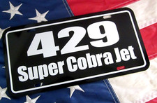 Ford 429 Super Cobra Jet License Plate Tag 1970 Torino Gt 1971 Mercury Cyclone