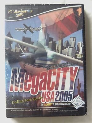 68075 - Mega City USA 2005 Dallas Fort Worth [NEU / SEALED] - PC (2004) Windows 