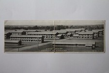 WWI Correspondence Camp Grant Rockford Illinois Barracks Panorama RPPC Postcard