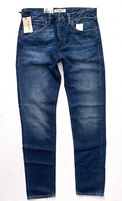 Levi's Levis Mens Nwt Made & Crafted Shuttle Tapered Blue Jeans 30 x 34