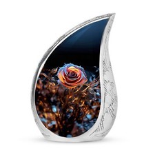 Small Glowing Rose Urns For Ashes - Keepsake Urns For Human Ashes