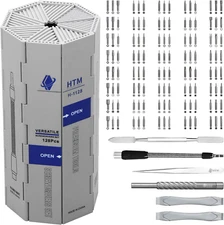 128 in 1 Precision Screwdriver Set Professional Magnetic Repair Tool Kit for ...