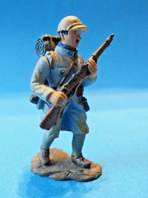 Soldat de plomb 54mm HACHETTE 1914 / 1918 - Lot de 5 figurines WW1