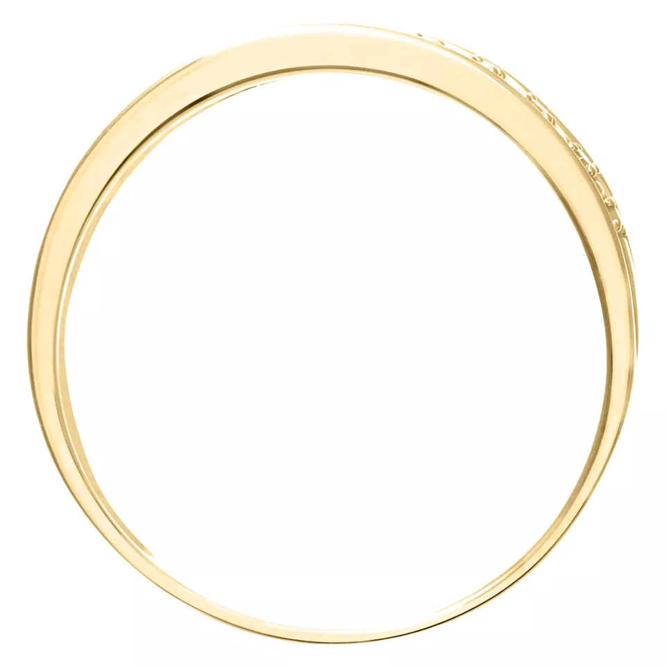 9ct Yellow Gold Diamond Eternity Ring By Naava - Image 4 of 4