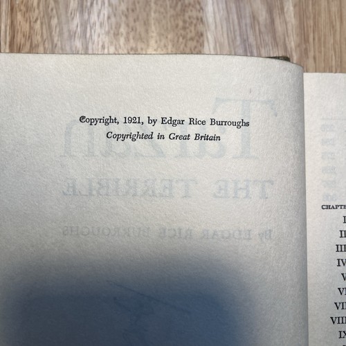 1921 EDGAR RICE BURROUGHS - Tarzan der Schreckliche - Hardcover Roman Buch #48463J - Bild 8 von 8