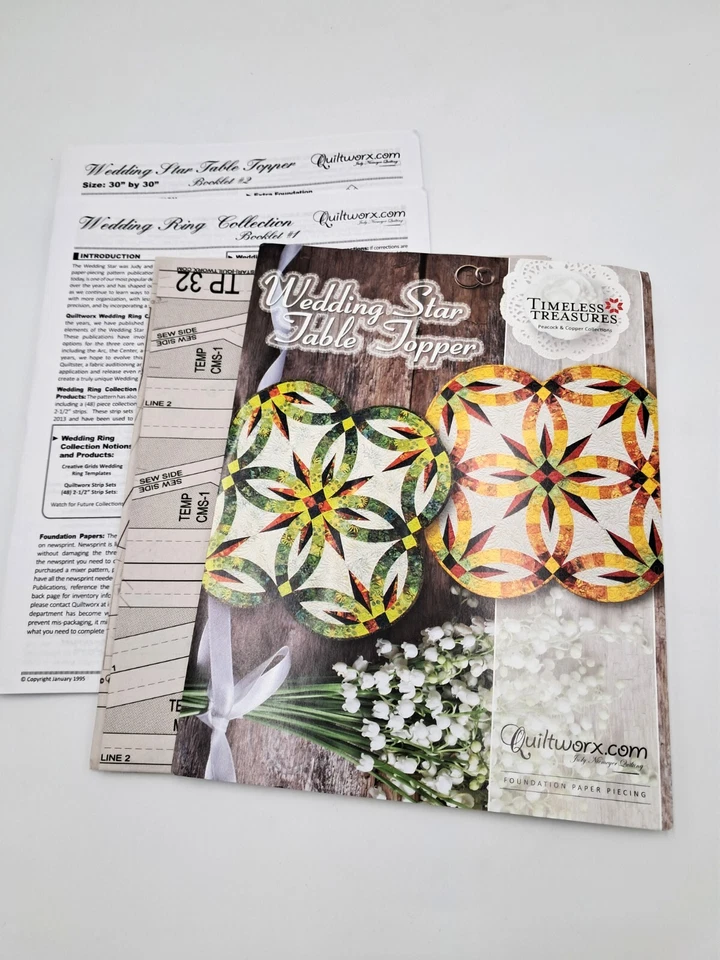 Kit de mesa estrella boda báltico 30" X 30" tesoros atemporales Foto 2 de 3