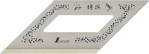 Shinwa Precision Stainless Steel Mitre Square Ornament 45° - Picture 5 of 5