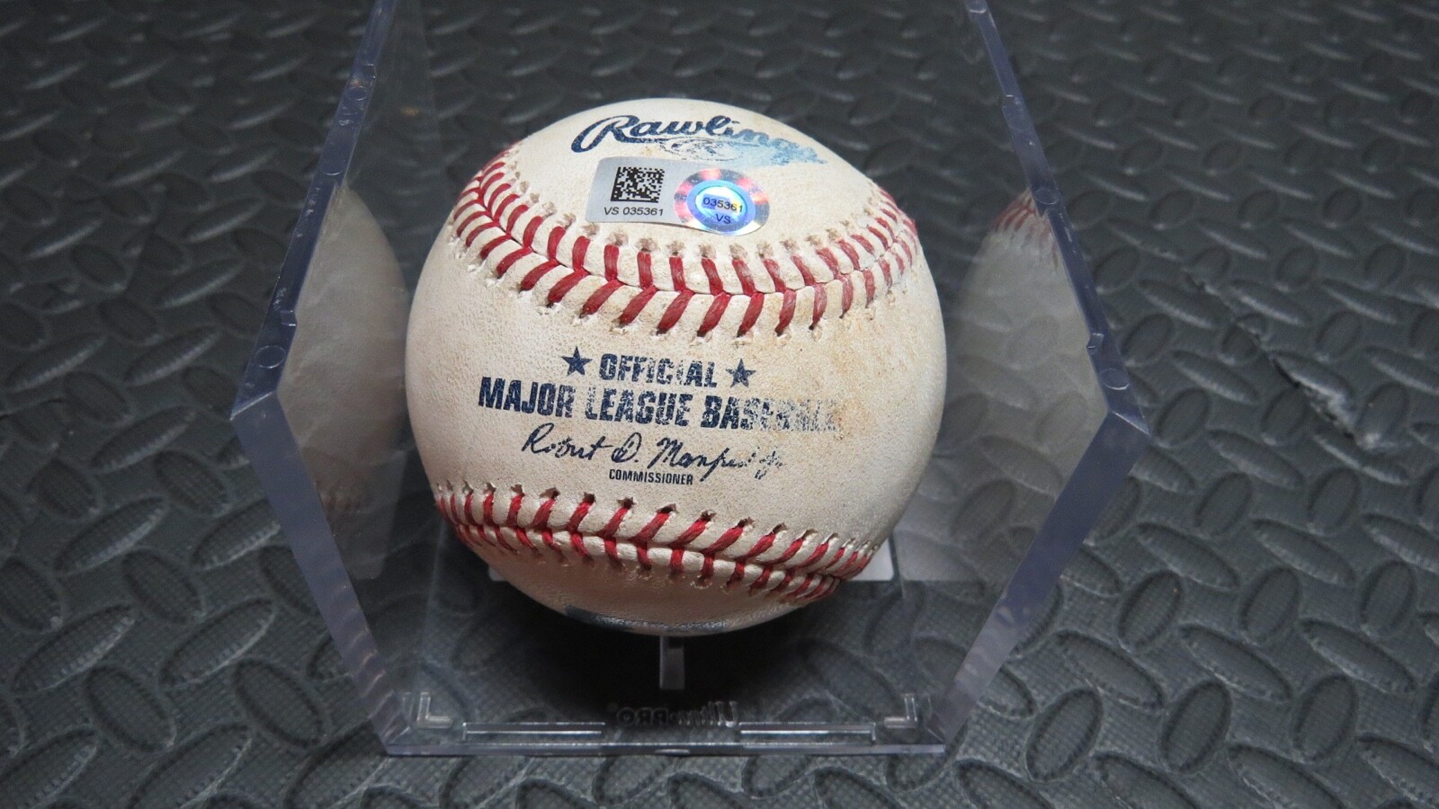 2019 Matt Grace Washington Nationals Game Used Two Outs Baseball! 9 Pitches!