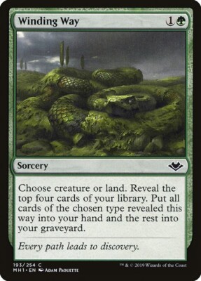 Winding Way 1x MtG Modern Horizons MH1 SP/NM