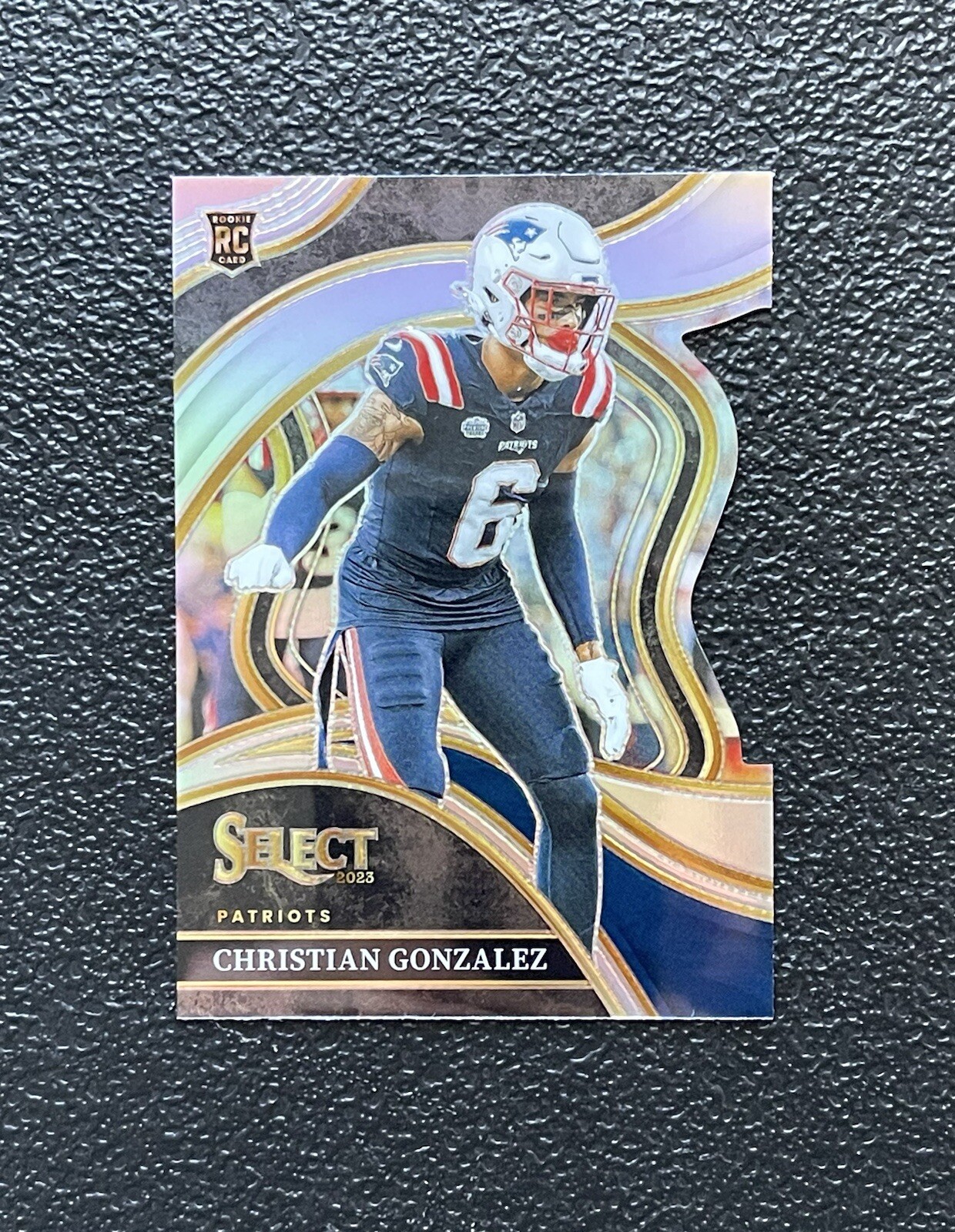 2023 Select CHRISTIAN GONZALEZ Rookie Silver Prizm Club Level RC *Patriots