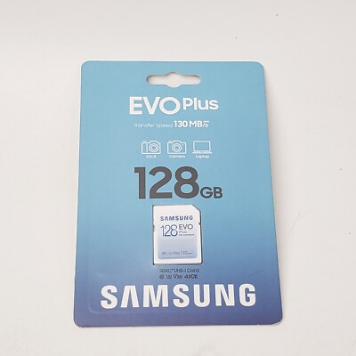 Samsung EVO Plus (2021) 128GB SDXC UHS-I Memory Card