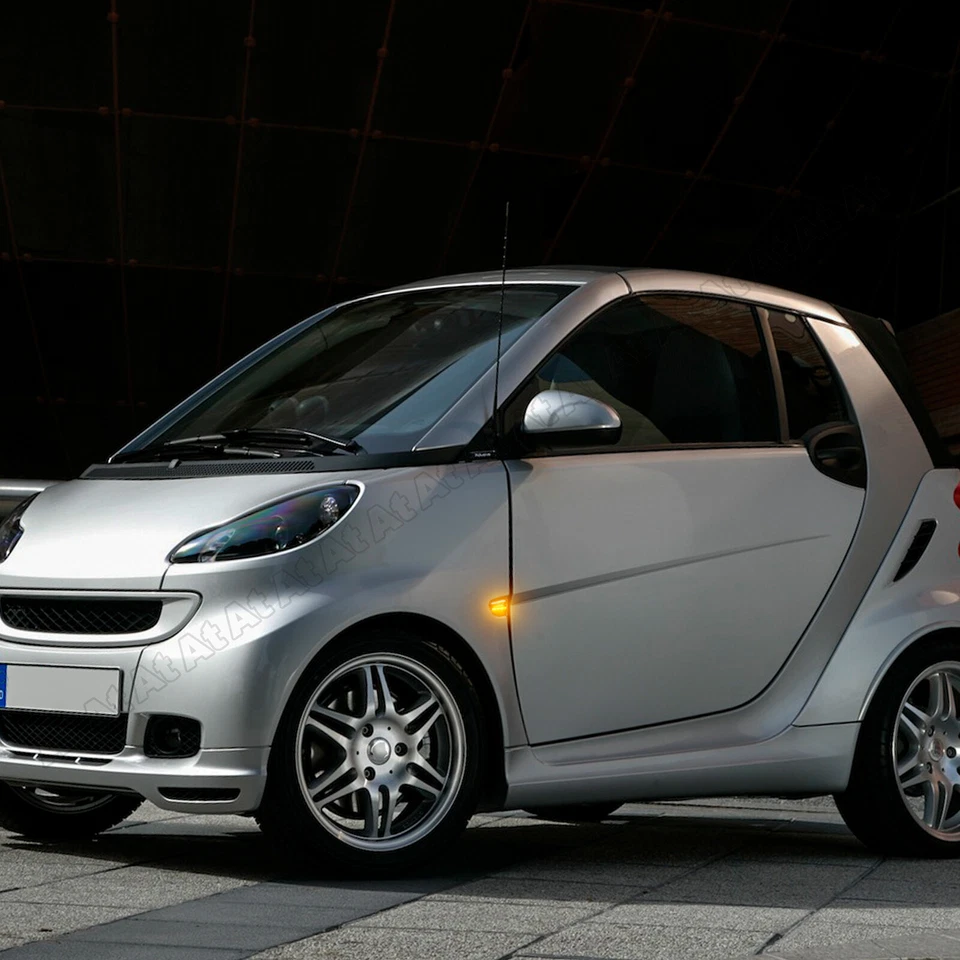 2x LED SIDE INDICATORS TURN SIGNAL BLACK FOR SMART 451 FORTWO CONVERTIBLE COUPE 2007-2014 - Image 3 of 4