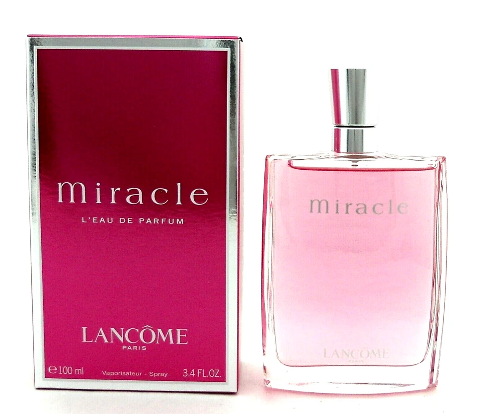 Miracle Perfume by Lancome 3.4 oz. L'eau de Parfum Spray for Women. New In Box