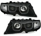2 BMW 3 Series E46 Sedan Phase 2 Angel Eyes LED Headlight Headlight 10/2001 to 2005