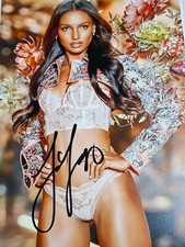 Jasmine Tookes - Original in-person Autogramm auf sexy Foto