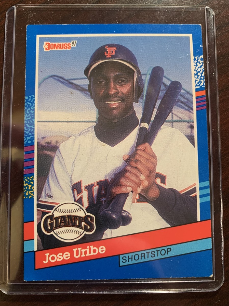 Recently Found!! Jose Uribe ERROR CARD!! #375 Wrong Name And Birthday