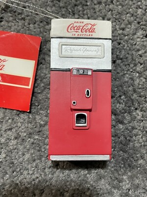 Kurt Adler Vtg Retro Coca Cola Vending Machine Coke Christmas Ornament  Soda Pop