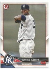 Domingo Acevedo New York Yankees 2018 Bowman Baseball Prospects Card