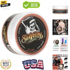 Firme Clay for Men - Strong Hold, Low Shine Matte Finish - Professional Hair ...