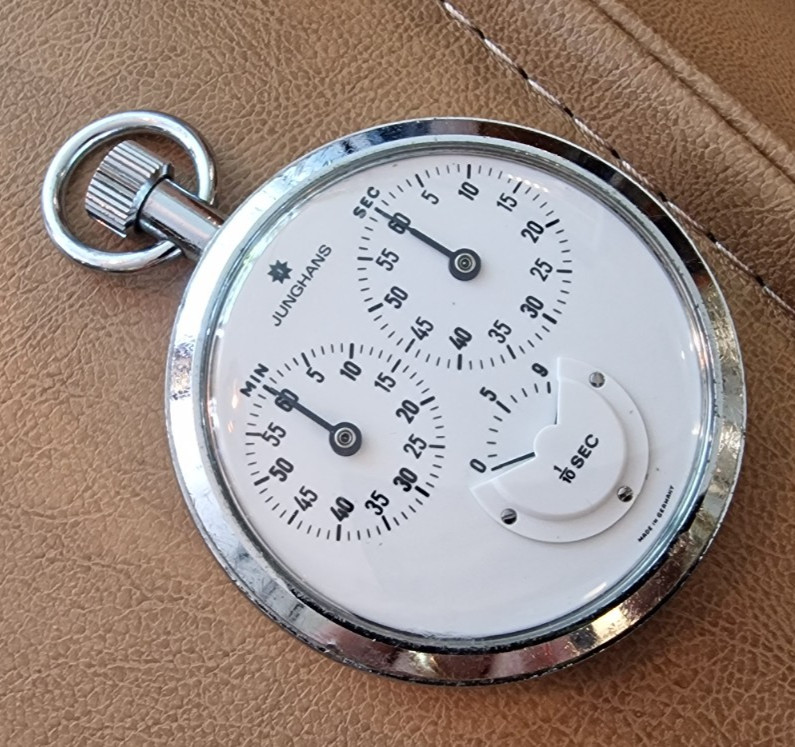 JUNGHANS CHRONOMETER TIMER POCKET manual from 60'… - image 1