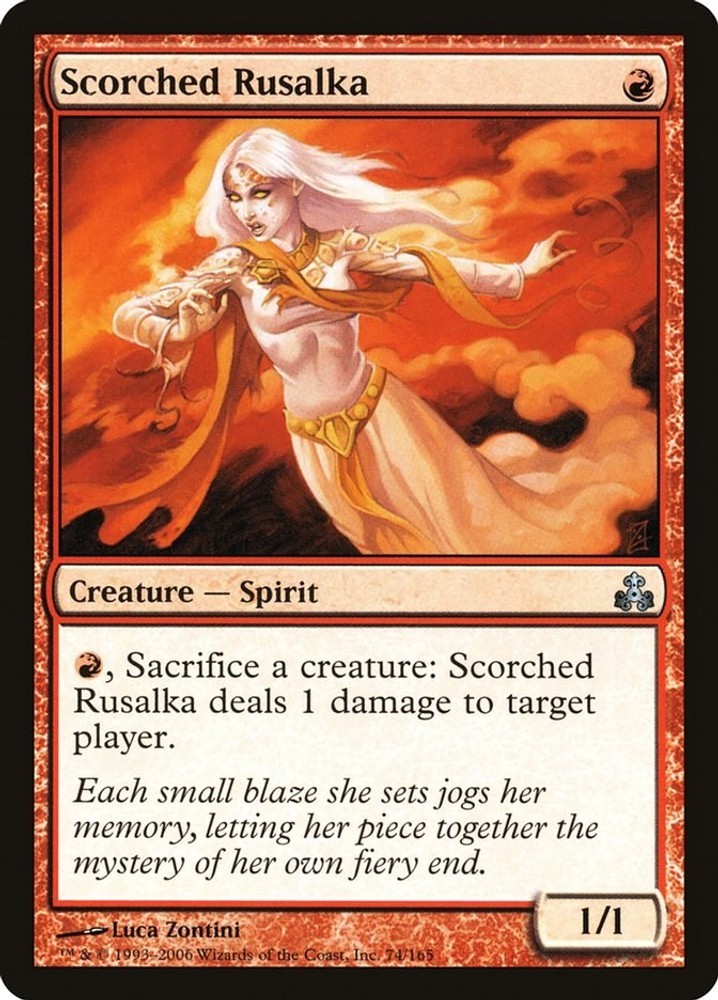 Scorched Rusalka [GPT 74] NM EN MTG
