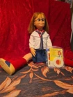 Vntg. 61,  MATTEL Talking Charmin Chatty Doll,glasses, Pull,Books, Records,5