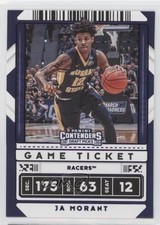 2020-21 Panini Contenders Draft Picks Game Ticket Purple Ja Morant #44 ib6