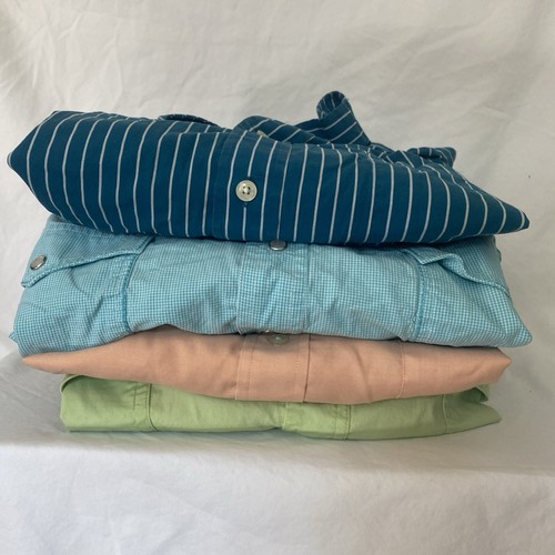 LOT Men’s Short Sleeve Button Down Shirts 3XLT Vintage