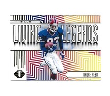 2019 Panini Illusions Living Legends Gold /399 Andre Reed #LL-AR HOF