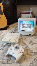 Sega Dreamcast Console BUNDLE HKT-3020 w/ OEM controller, VMU Memory! Excellent