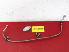 HONDA 300EX ATV REAR BRAKE LINE AND CALIPER parking brake BLOCK off plate