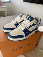 Louis Vuitton Trainer #54 Blue LV 6.5 UK7-7.5