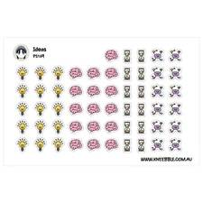 Brainstorm Planner Stickers – Creative Thinking & Idea Planning Set for Organizi
