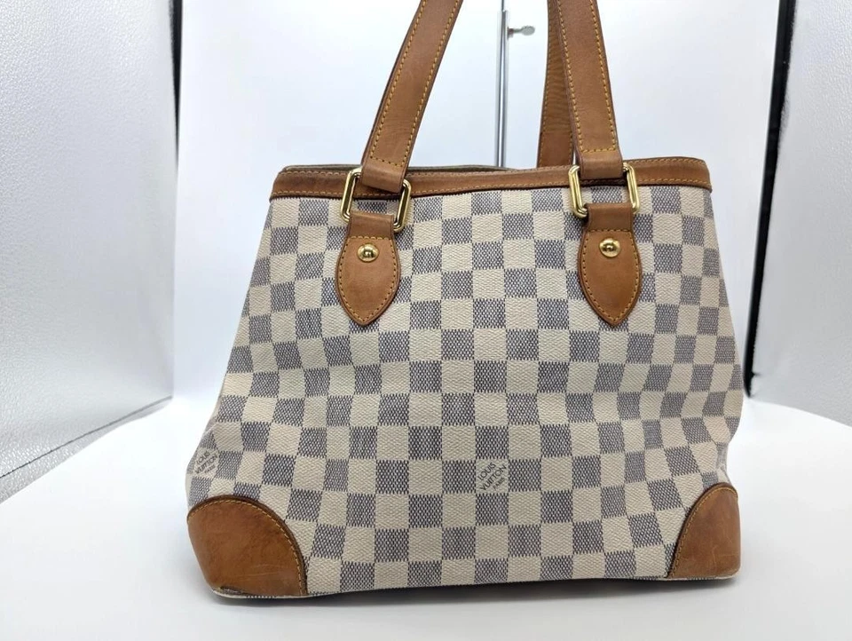 Bolso de Mano LOUIS VUITTON Damier Azur Hampstead PM N51207 Duty Pagado Usado De Japón Foto 2 de 4