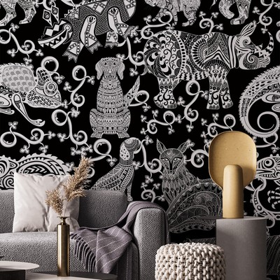 Decorative Animal Reptiles Printed Wallpaper,Pre Pasted, Decoration Wallpaper