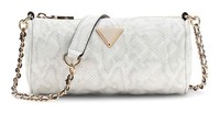 Guess Giully Ii Mini Barrel Bag Schultertasche Tasche Cream White Weiß Hellgrau