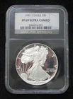 1986-S American Silver Eagle Proof *NGC Graded PF69 Ultra Cameo