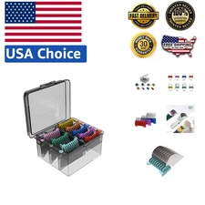 Professional-Quality Stainless Steel Guide Comb Set Compatible with Wahl & Andis