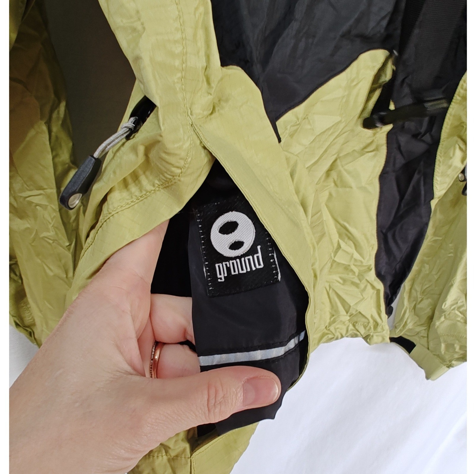 Ground Performance Lightweight Hooded Jacket Lime… - image 11