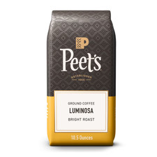 Peet's Coffee Luminosa Breakfast Blend Premium Light Roast Ground Coffee, Arabic