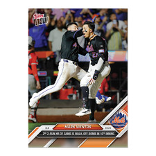 Mark Vientos - 2024 MLB Topps Now Card 654 - Print Run: 767 New York Mets