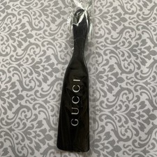 Authentic GUCCI Italy 7" Shoe Horn High Quality ABS Plastic Black