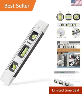 Lightweight Magnetic Torpedo Level - Ideal for Precise Home Alignments