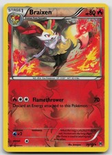 Reverse Holo Braixen 26/162 XY - BREAKthrough Uncommon Pokemon TCG Card