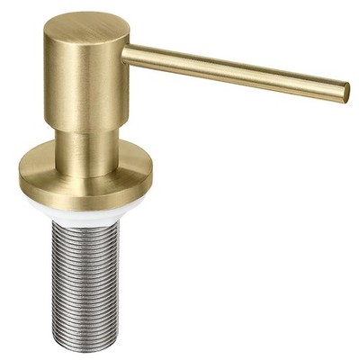 Brushed Gold All Brass Soap Dispenser for Kitchen Sink Deck Mounted Kitchen S...
