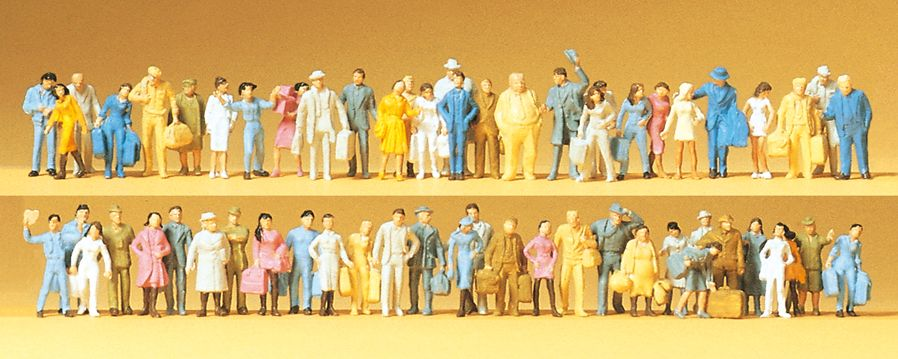 Preiser 79251 Passenger & Pedestrians (Pk60) N Gauge Figures
