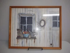 Primitive Potting Shed Painting by Cindy Sampson