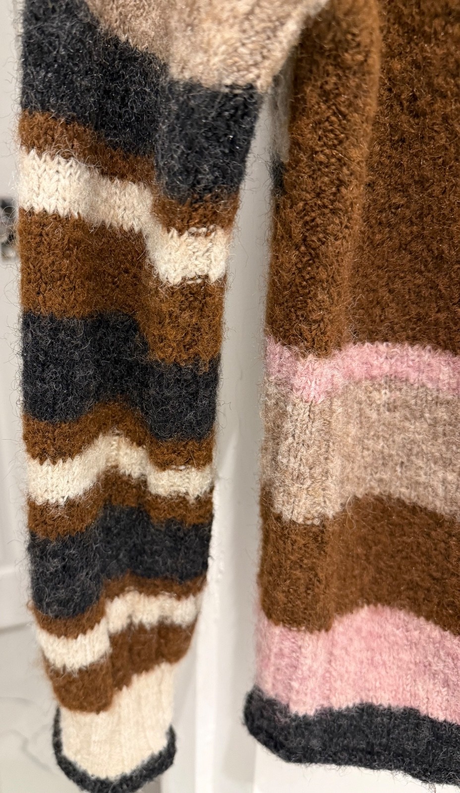 White Stuff multicoloured soft fluffy Jumper  siz… - image 4