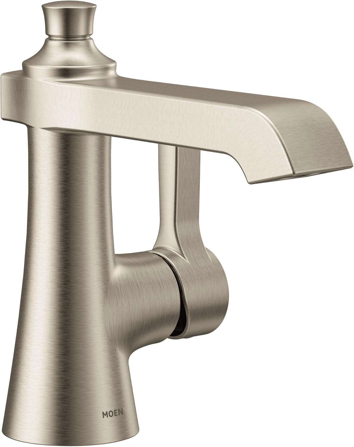 Moen S6981BN Flara One-Handle Single Hole Bathroom Faucet Brushed Nickel